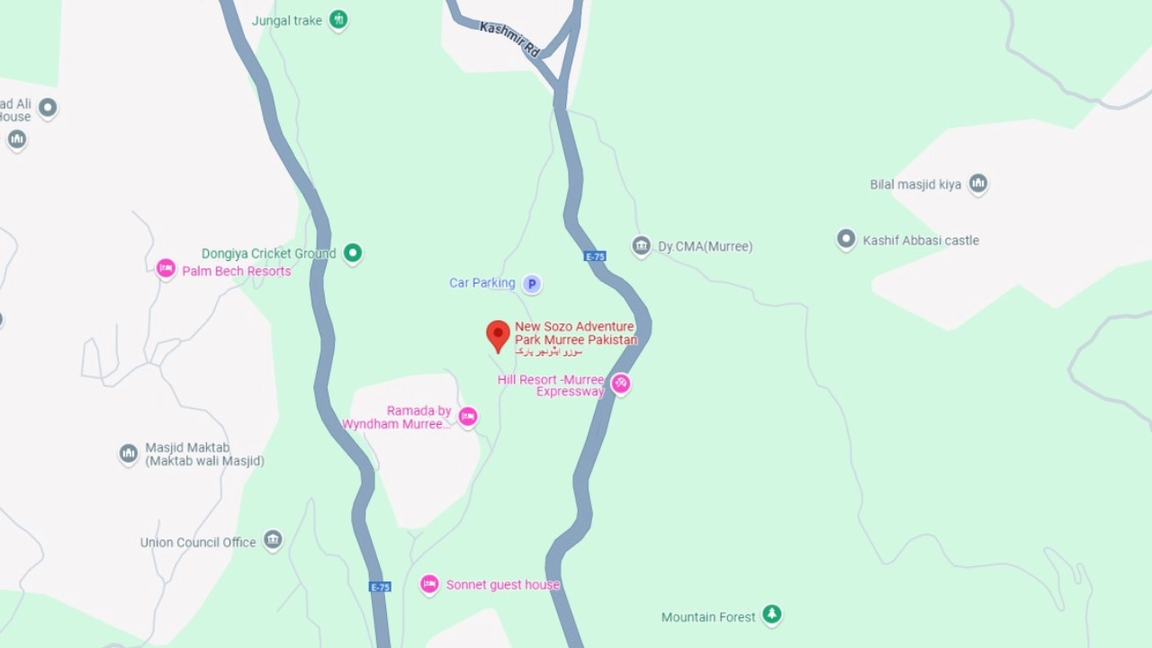 Sozo Park Murree Map